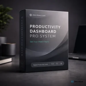 Productivity Dashboard Pro System