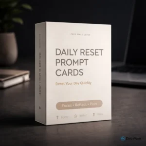 Daily Reset Prompt Cards