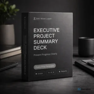 Executive Project Summary Deck