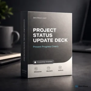 Project Status Update Deck