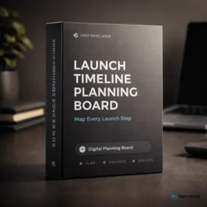 Launch Timeline Planning Board