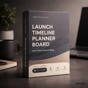 Launch Timeline Planner Board